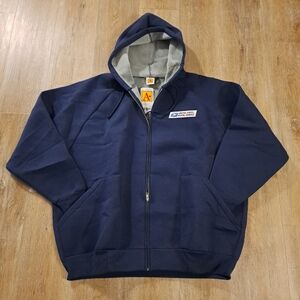 SAI A+ USPS Navy Blue Hooded Full Zip-up Sweatshirt Jacket Pockets Size 3X NWT